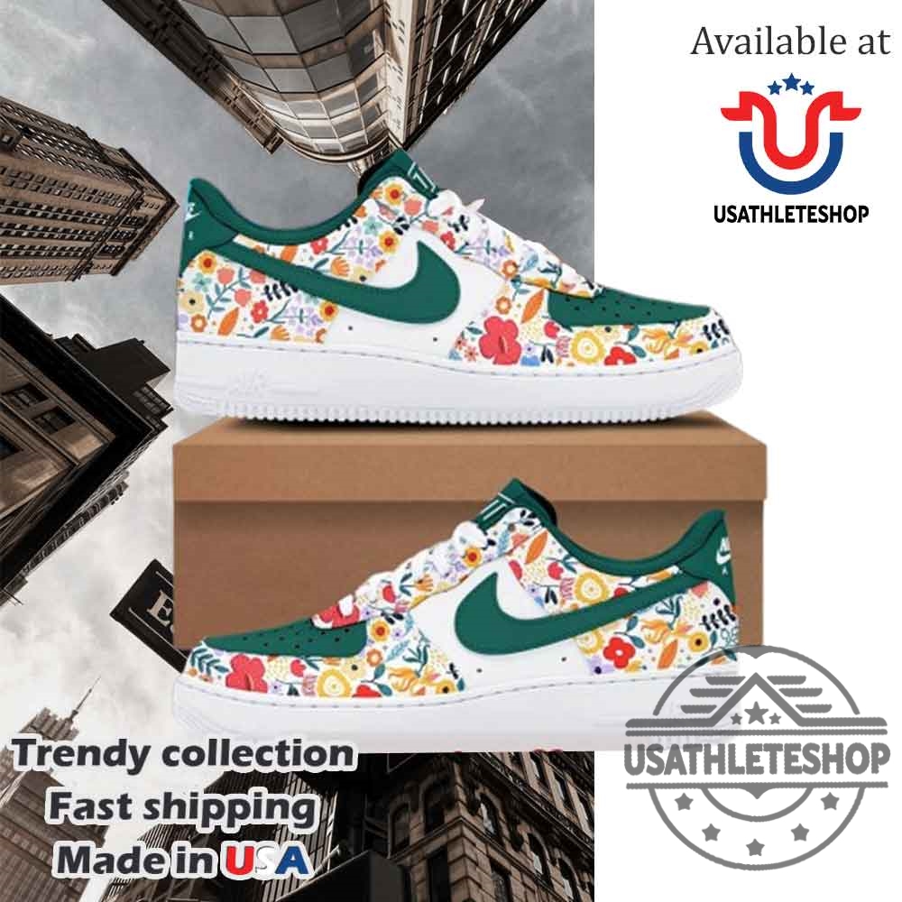 "Top 5 Nike Air Force 1 Fan Shoes for 2025" 5 Boston Celtics Garden Flower Nike Air Force 1 Running Sneakers Shoes