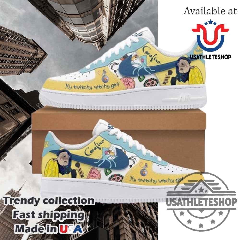 "Top 5 Nike Air Force 1 Fan Shoes for 2025" 9 Coraline My Twitchy Witchy Girl Air Force 1 Sneaker
